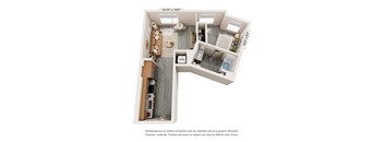 S2 Floor Plan at Trestle, Monrovia, CA, 91016