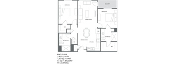 a plan of the ground with coordinates of different locations