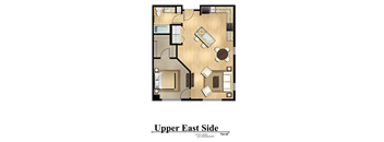 Upper East Side 1 bed 1 bath 734