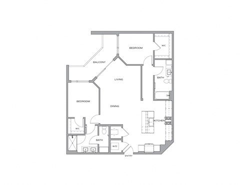 Vivere - 2 bed 2 bath - 1281 sqft