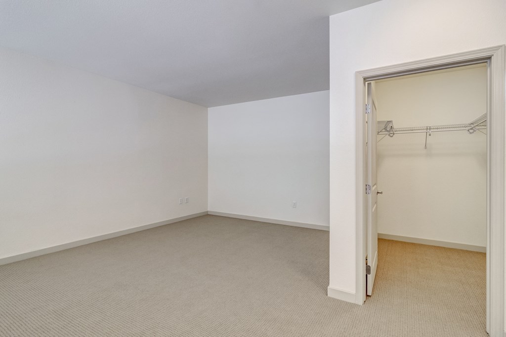 an empty room with a closet and a door open at Venue, San Francisco, CA