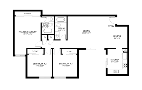 3Bed 2 Bath at Verandas Apartments, West Covina, California