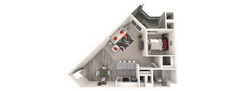 Villa Floor Plan at 55+ FountainGlen Laguna Niguel, Laguna Niguel, CA, 92677