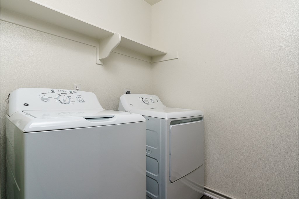 renovated laundry room
