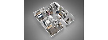 2B - 2 bed 2 bath - 946 sqft at Winfield of Scottsdale, Arizona, 85251