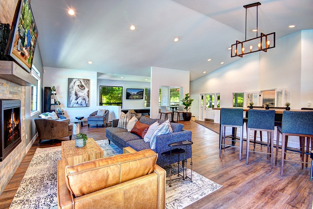 Gorgeous Clubhouse at Woodlake Apartments, Kirkland