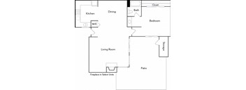 The Alpine - 1 bed 1 bath - 725 sqft