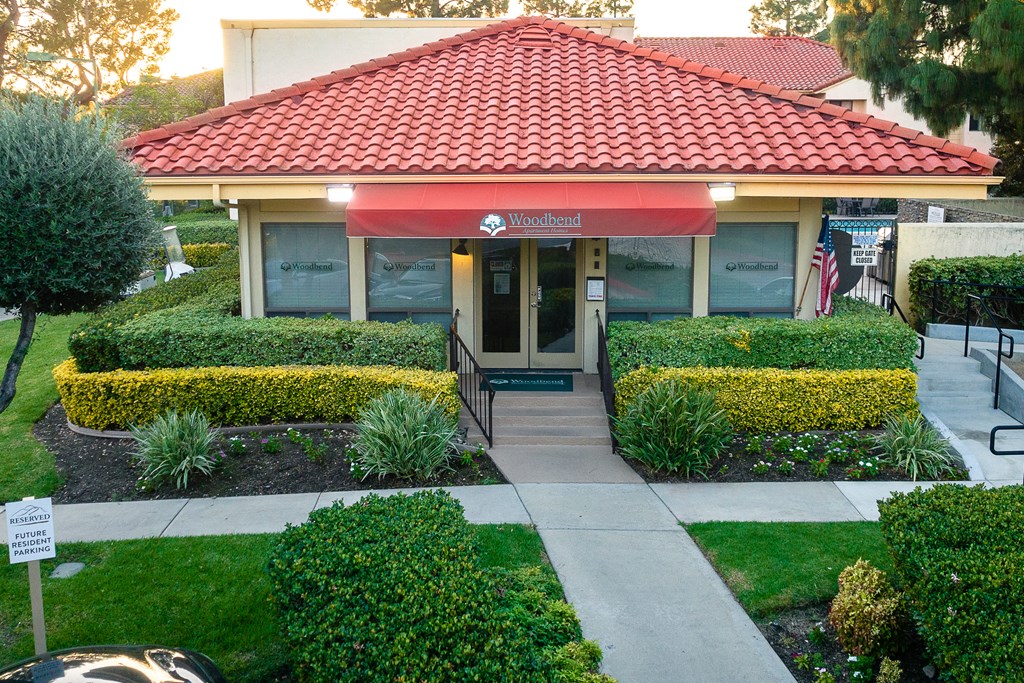Leasing office entrance