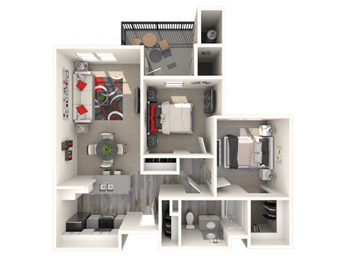 Zinfandel Floor Plan at 55+ FountainGlen Terra Vista, Rancho Cucamonga, 91730
