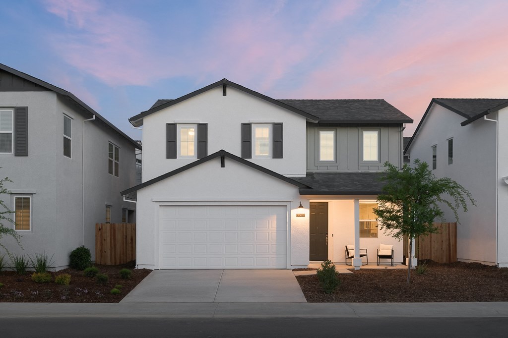 cyrene at fiddyment exterior of two story home