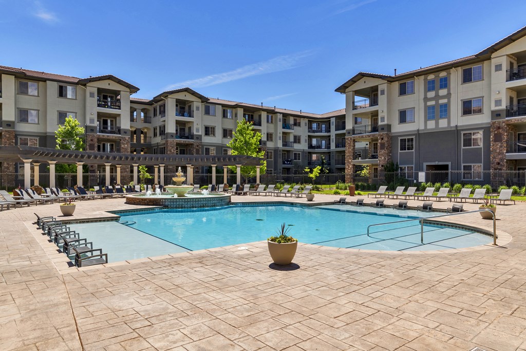 resort style pool with views of Terracina Apartment homes