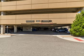 parking garage at Terracina, Colorado