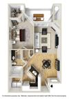 belize one bedroom one bath floor plan