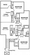 Coulter w/ Garage 3 Beds | 2 Baths | 1,445 Sq.F