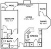 Marques 1 Bed | 1 Bath | 853 Sq.Ft