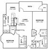 Nicolet 2 Beds | 2 Baths | 1,136 Sq.Ft