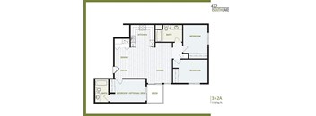 3 Bedroom Floor Plan at 422 South Lake, Los Angeles California  