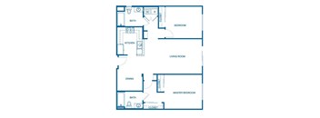B1 Floor Plan at 6940 Sepulveda, Van Nuys California  