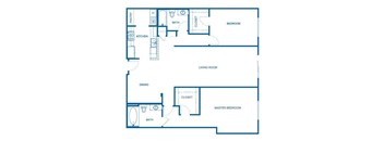 B6 Floor Plan at 6940 Sepulveda, Van Nuys, CA 91405  