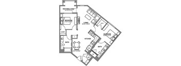 B3 Floor Plan at Baker Block, California, 92626