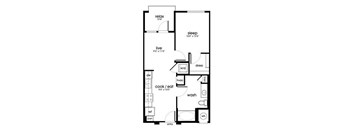 A1 Floor Plan at Rize Irvine, Irvine