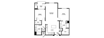 B4 Floor Plan at Rize Irvine, Irvine, CA, 92614