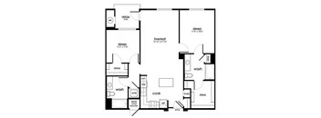 B6 Floor Plan at Rize Irvine, California