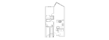 1 bedroom 1 bath C at Eastlake 2851 Apartments, Seattle, WA, 98102