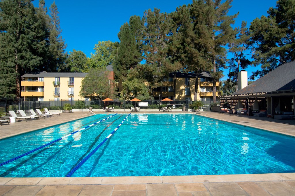 Sparkling Pool at Americana Apartments, Mountain View
