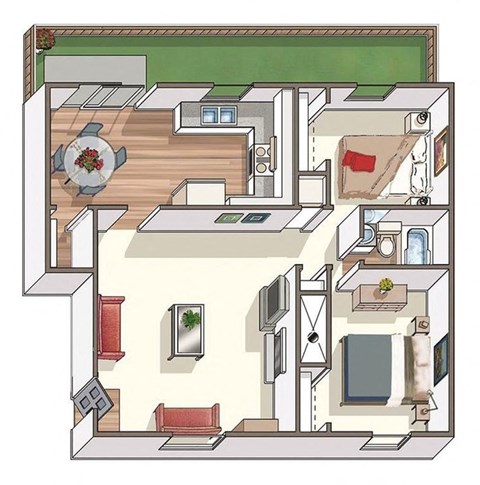 2Bed 1Bath at Nola 624 Apartments, California, 91790