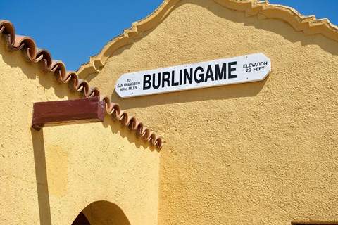 Train station at Bayswater Apartments, Burlingame, 94010