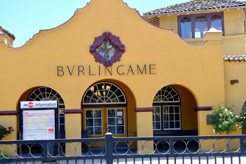 burlingame cal train station at Bayswater Apartments, Burlingame, CA