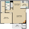 1 Bed 1 Bath