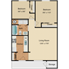 2 Bed 1 Bath