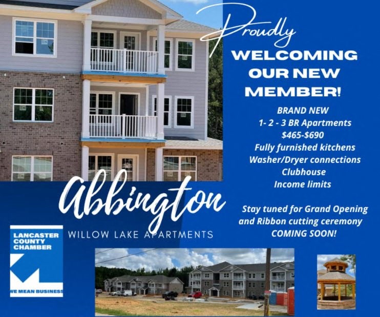 a real estate ad for a new apartment building