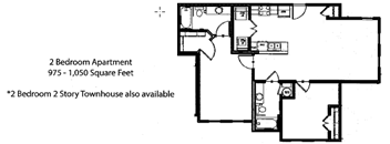 2 Bedroom | 1 Bath