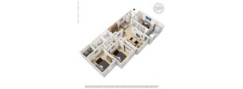 a floor plan of a 2100 sq ft apartment