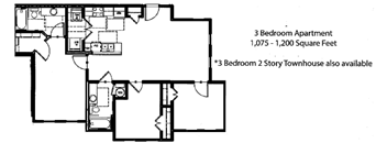 3 Bedroom | 2 Bath