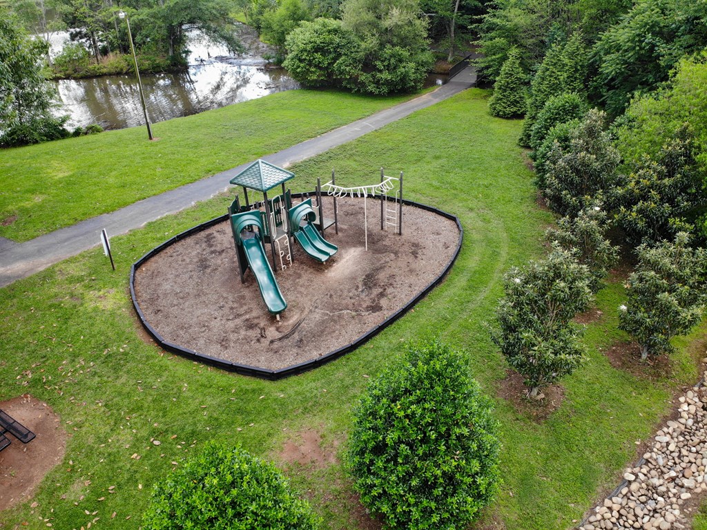Aerial View of Playground