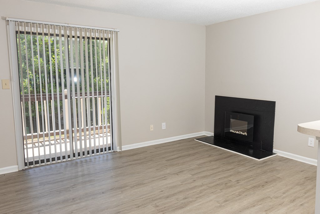 Living Area w/ Fire Place
