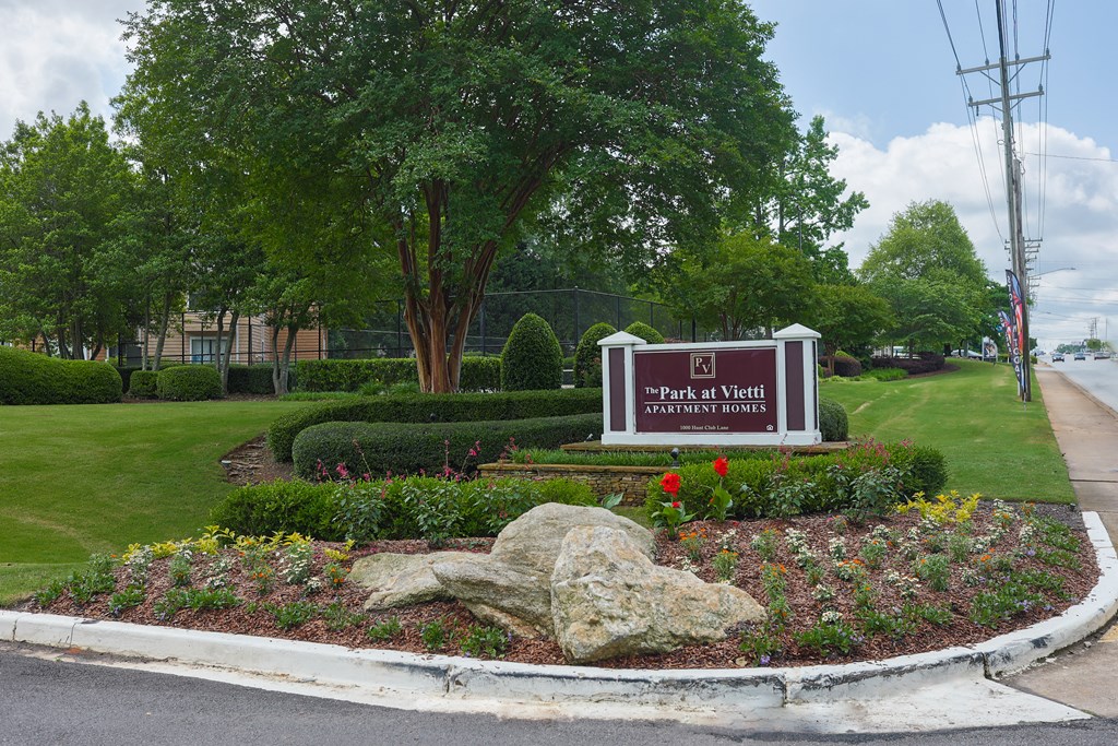 Park at Vietti Community Sign
