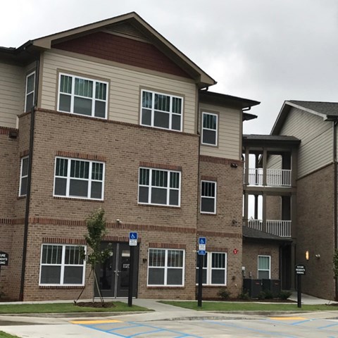the building where the apartment is located