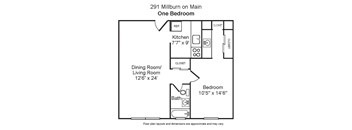 1 Bedroom  1 Bath