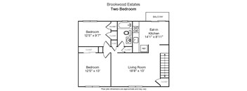 2 Bedroom 1 Bathroom