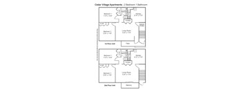 2 Bedroom 1 Bathroom