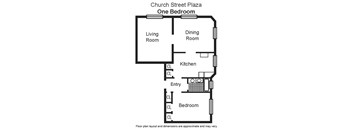 1 Bedroom  1 Bath