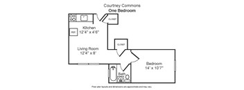 1 Bedroom 1 Bath