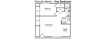 1 Bedroom  1 Bath