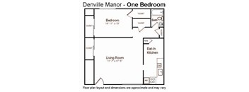 1 Bedroom  1 Bath