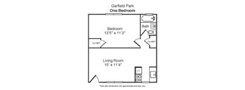 1 Bedroom 1 Bathroom